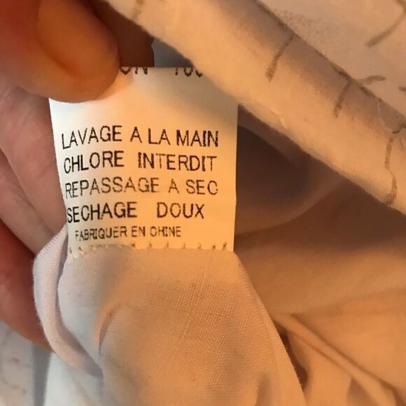 L33 White flounced Sundress Boho Prarie cottagecore twee kentucky derby! Cotton! - Picture 8 of 14